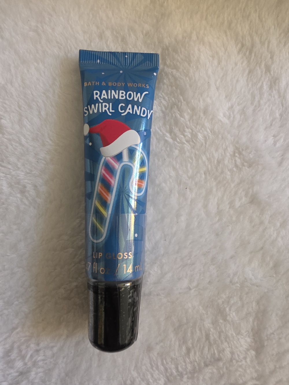 NEW Bath & Body Works Rainbow Swirl Candy Lip Gloss 0.47 oz / 14ml Sealed